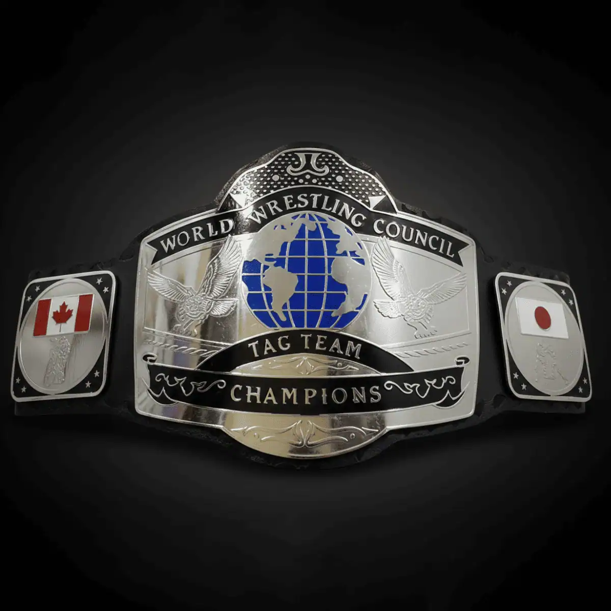 42 WWC Puerto Rico Tag Team Championship Wrestling Belt Replica - Image 1