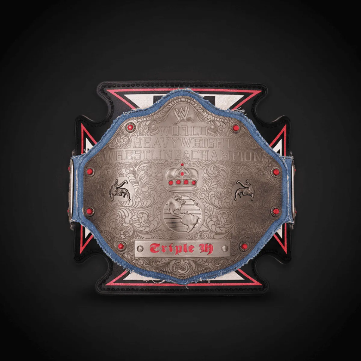 101_converted Triple H 30 Years Evolution World Heavyweight Championship Title Belt - Image 1