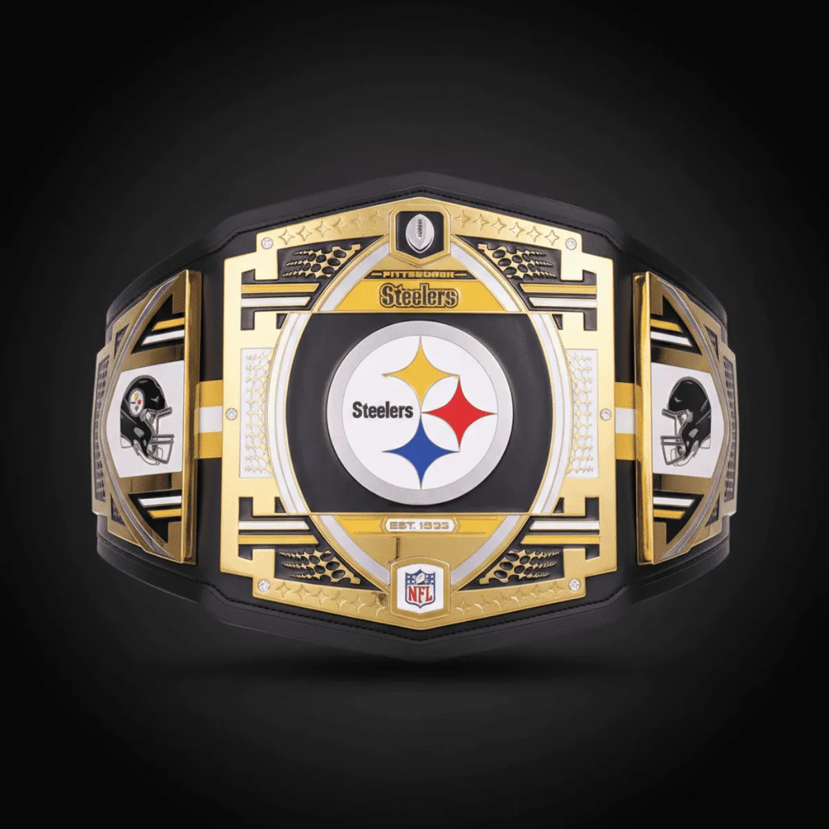 131_converted Pittsburgh Steelers WWE Legacy Title Belt - Image 1