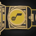 Utah Jazz WWE Legacy Title Belt - Image 2