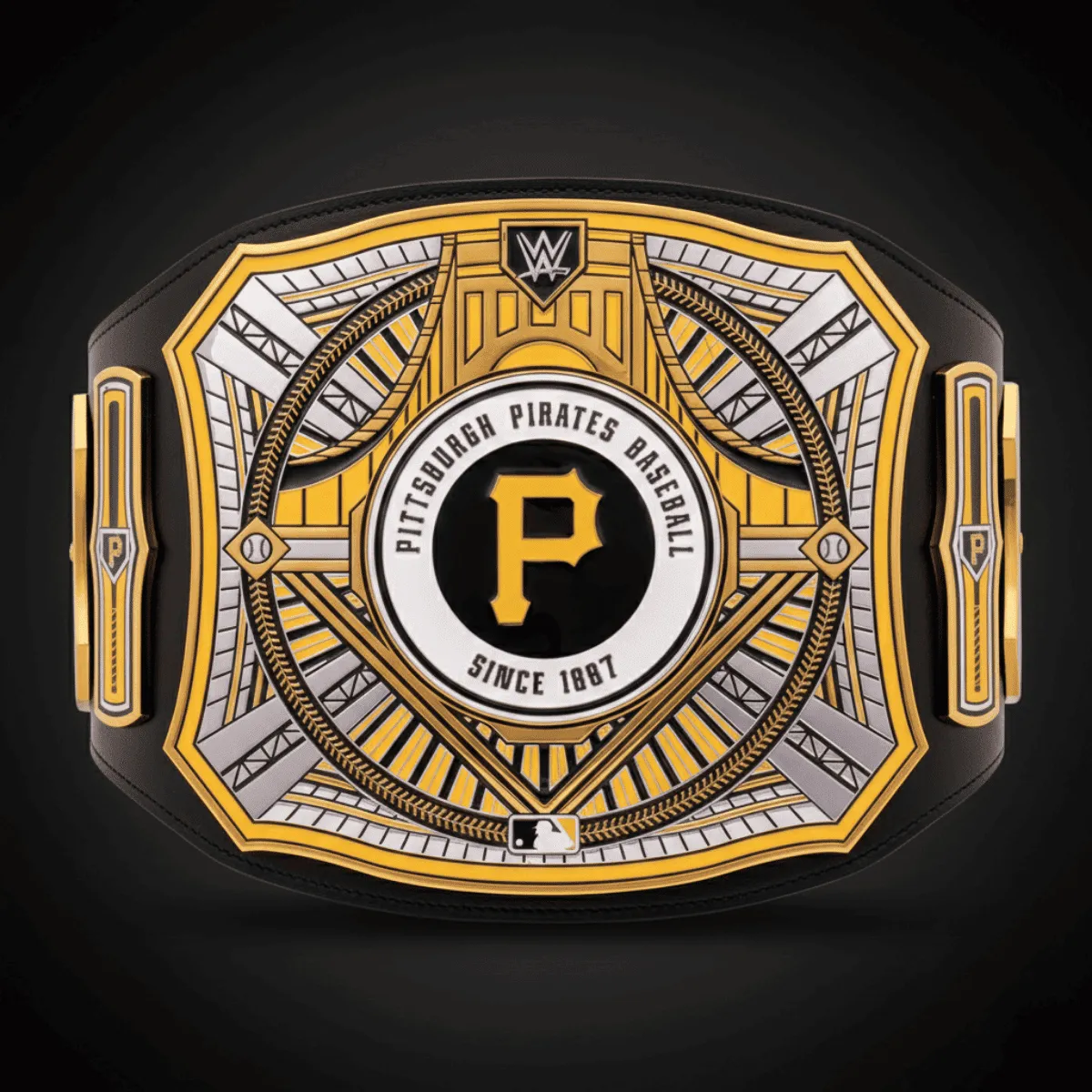 164 Pittsburgh Pirates WWE Legacy Title Belt - Image 1
