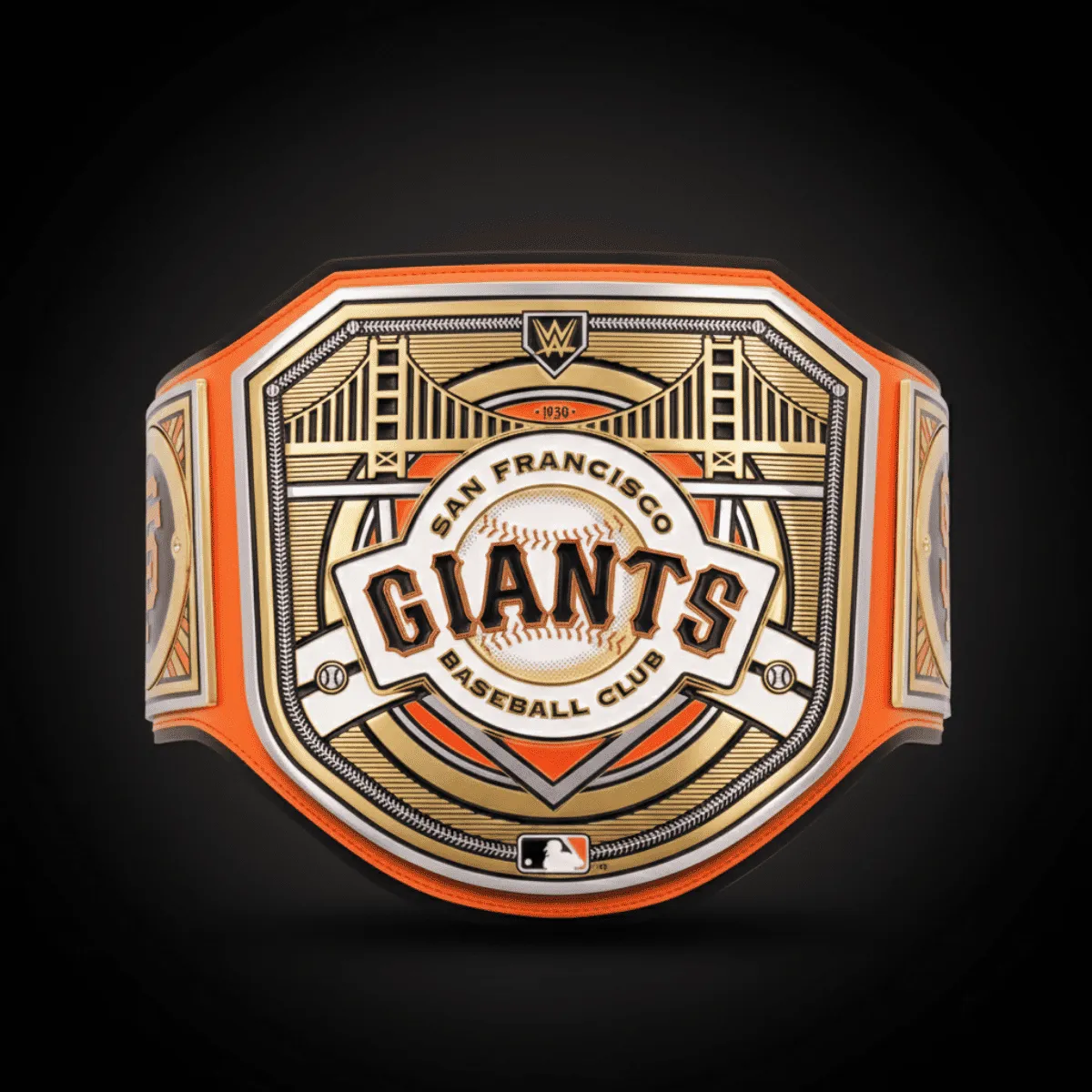 182 San Francisco Giants WWE Legacy Title Belt - Image 1