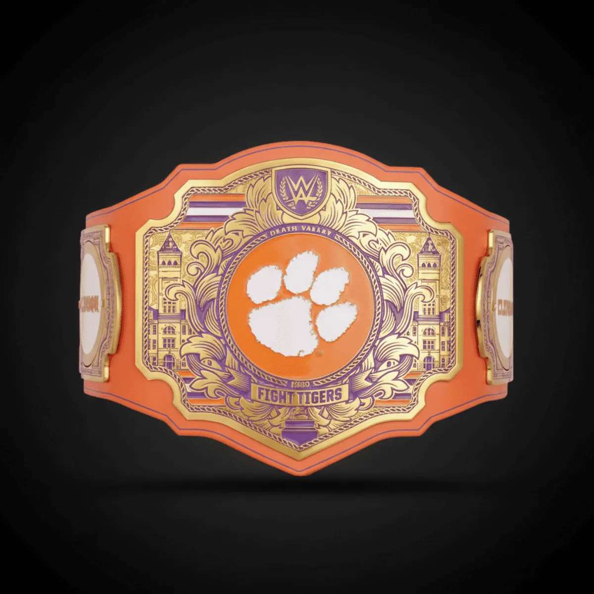 226 Clemson Tigers WWE Legacy Title Belt - Image 1
