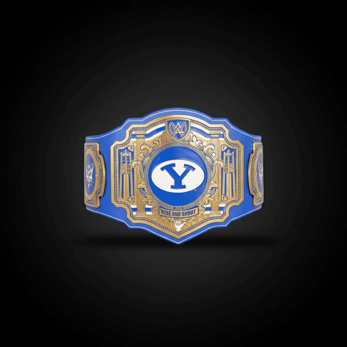 265 BYU Cougars WWE Legacy Title Belt - Image 1