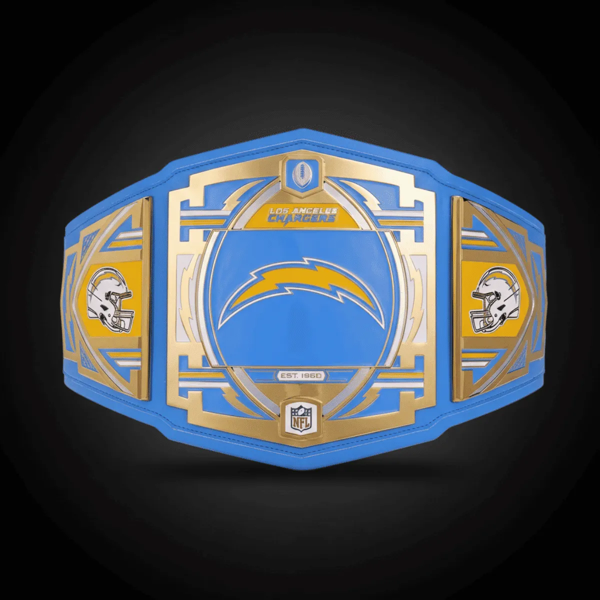 71 Los Angeles Chargers WWE Legacy Title Belt - Image 1