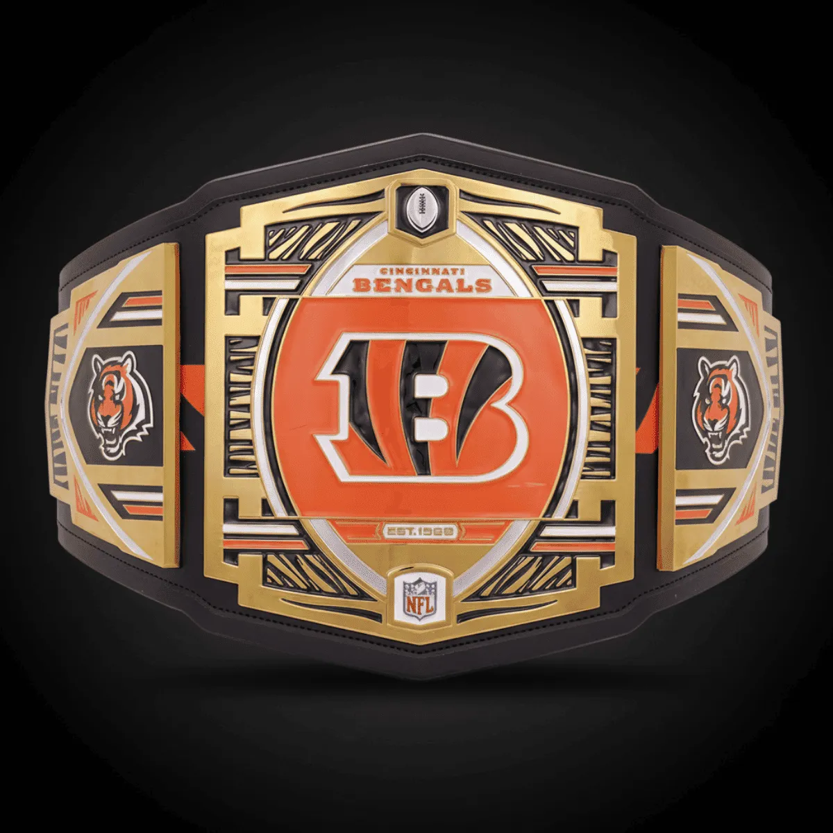 89 Cincinnati Bengals WWE Legacy Title Belt - Image 1